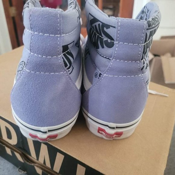 Sk8 Hi Lavender Lustre Vans - Picture 2 of 4